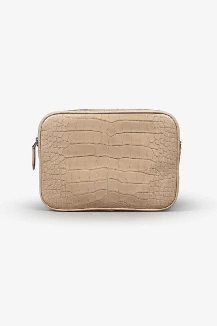 Cross-body Bag in Glazed Crocodile