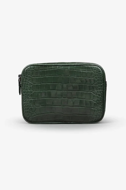 Cross-body Bag in Glazed Crocodile